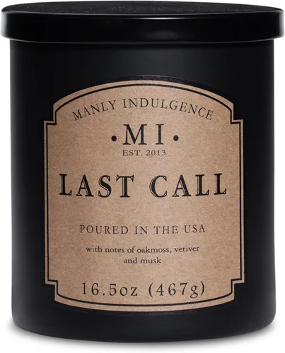 Miniatura 52 de Manly Indulgence Last Call - Velas perfumadas para hombres, 2 mechas, 16.5 onzas, cera de mezcla de soja premium, 60 horas de combustión, velas