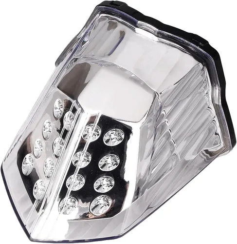 Miniatura 3 de motocicleta integrada luz trasera LED freno cola luz compatible para Yamaha XJ6 2009 2010 2011 2012 lente transparente