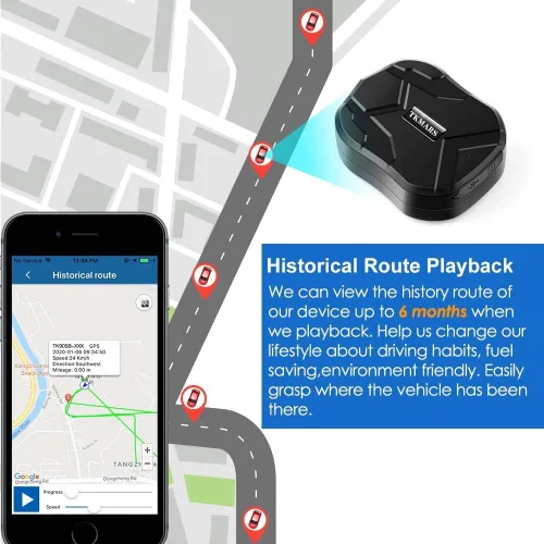 Miniatura 4 de Rastreador GPS 4G para vehículos TK905B 10000mAh batería larga sin suscripción Dispositivo de seguimiento en tiempo real, rastreador magnético
