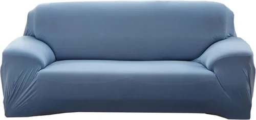 Miniatura 7 de Funda elástica para sofá de color sólido para sofá de 1/2/3/4 plazas, fundas para sofá modular en forma de L, protector de muebles con fundas