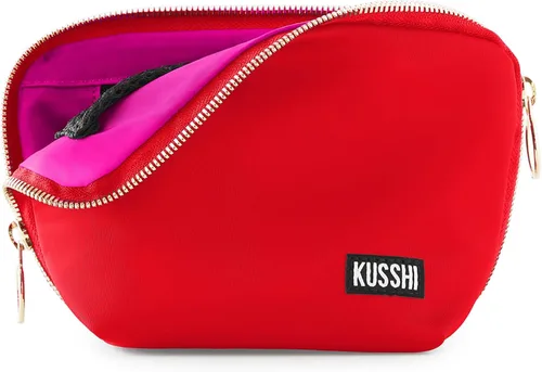 Miniatura 23 de KUSSHI Bolsa de Maquillaje y Cosméticos Lavable para Viaje, Negro