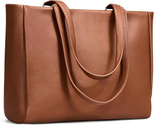 Miniatura 10 de befen Bolso Tote de Trabajo para Laptop de Cuero Genuino para Mujeres Damas Totes Bolsos de Hombro Carteras Bandolera Bolso de Mano
