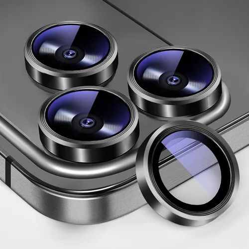 Miniatura 30 de Paquete de 2X2 Protector de Lente de Cámara para iPhone 17, iPhone 16 Plus/ 16 Protector de Pantalla de Lente de Vidrio Templado Cubierta de Cámara
