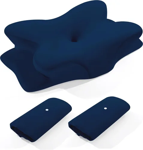 Miniatura 8 de BALAPET 2 Piezas de Funda de Almohada Cervical de Terciopelo, Funda de Almohada de Elasticidad Suave para Almohada Cervical Ergonómica, Fundas