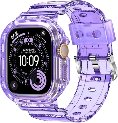 Miniatura 38 de XYF Compatible con correas cristalinas para Apple Watch de 1.929 in, 1.811 in, 1.772 in, 1.732 in, 1.654 in, 1.614 in, 1.575 in, 1.496 in, funda