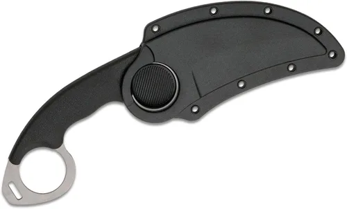 Miniatura 3 de COLD STEEL Double Agent Durable Lightweight Japanese AUS8A Steel Karambit Shape 3" Fixed Blade Tactical Outdoor Hunting Knife, Kray-Ex Handle