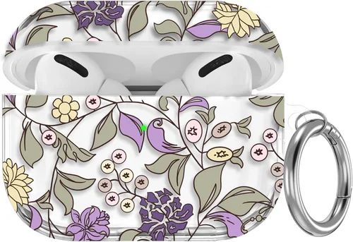 Miniatura 14 de Maxjoy Funda compatible con AirPods Pro, funda con diseño de vaca clara para mujeres y niñas, bonita funda protectora suave con llavero compatible