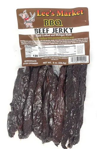 Miniatura 11 de Lee's Market Carne seca de rábano picante - Suave y tierna - Bocadillo saludable bajo en carbohidratos y sin gluten - Apto para paleo y keto