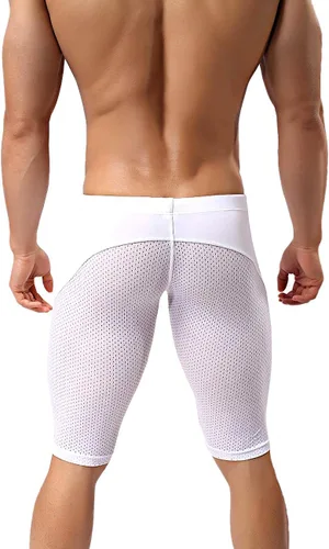 Miniatura 4 de MIZOK Pantalones cortos de entrenamiento de malla de secado rápido para hombre