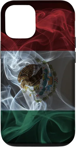 Miniatura 27 de iPhone 11 Smoky Mexico Flag - Funda de orgullo mexicano estilo humo