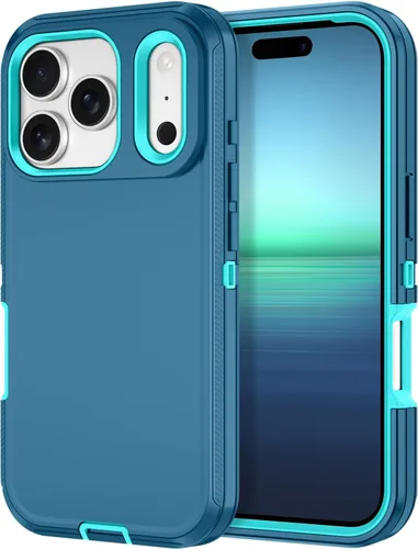 Miniatura 10 de I-HONVA Funda para iPhone 17 a prueba de golpes, a prueba de polvo y caídas, 3 capas de protección de cuerpo completo [sin protector de pantalla]