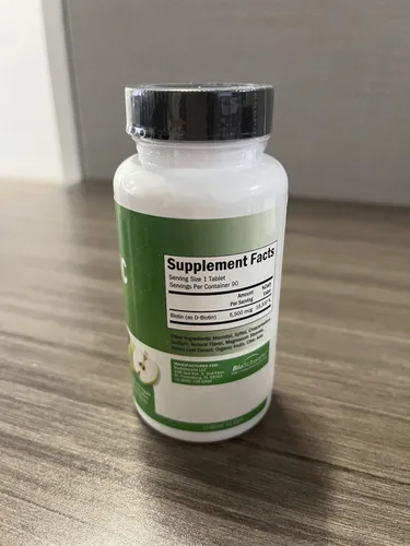 Miniatura 7 de BioSchwartz Bariatric - Tabletas masticables de biotina – 5500 mcg de biotina por porción – Sabor a manzana verde, suministro de 3 meses – Vitaminas