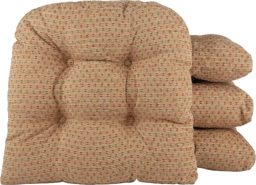 Miniatura 75 de Klear Vu Gripper Overstuffed - Cojines universales antideslizantes para silla de comedor para decoración de cocina o uso de oficina, almohadilla