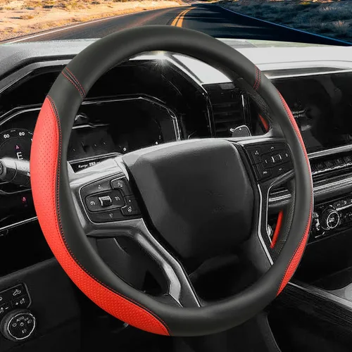 Miniatura 9 de Funda para volante de automóvil para Chevy Silverado 1500 2500 3500, Tahoe, Equinox, Traverse, Colorado, accesorios automotrices para Chevy, diseño