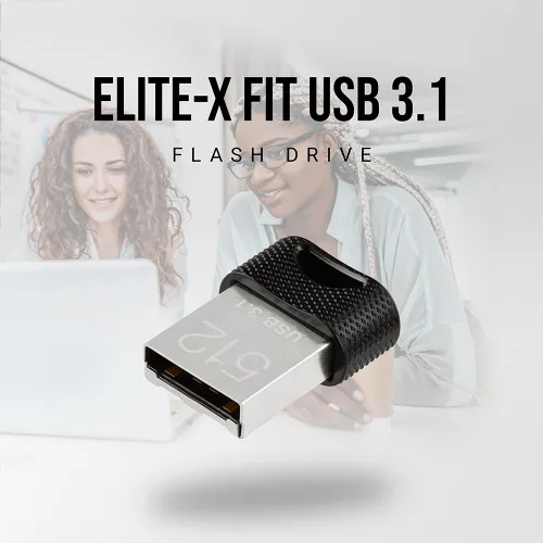 Miniatura 5 de Unidad flash USB 3.1 PNY Elite-X™ Fit de 64 GB - Hasta 200 MB/s de lectura, escritura hasta 10 veces más rápida, rendimiento avanzado, conectar