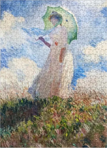 Miniatura 7 de MyPuzzle Claude Monets Suzanne Hoschedé 1886 - Rompecabezas prémium de 100 piezas para adultos
