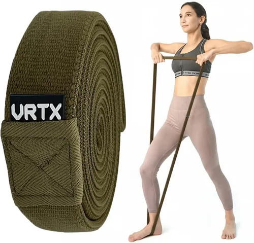 Miniatura 9 de VRTX No.00 Bandas de resistencia de tela para hombres y mujeres Banda larga de ejercicio para entrenamiento, estiramiento, yoga, entrenamiento