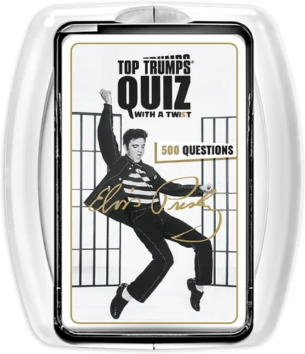 Top Trumps Elvis Presley Juego de preguntas y trivia, 500 preguntas sobre tu músico favorito, ¿Qué tan bien conoces al Rey del Rock n Roll, Juego