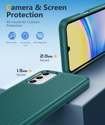 Miniatura 234 de FNTCASE Funda para iPhone 17 Pro: Fundas delgadas translúcidas de color azul claro compatibles con MagSafe, protección completa de la cámara