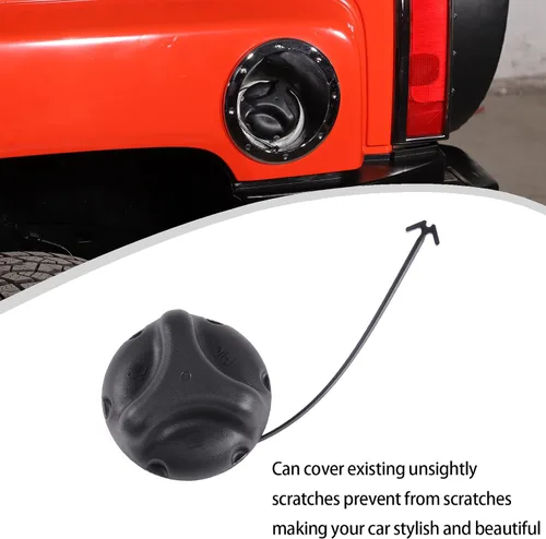 Miniatura 5 de Lcojicep Tapa de gasolina, accesorios exteriores de tapa de combustible compatibles con Hummer H3 H2 H3T, tapa de llenado de tanque de combustible