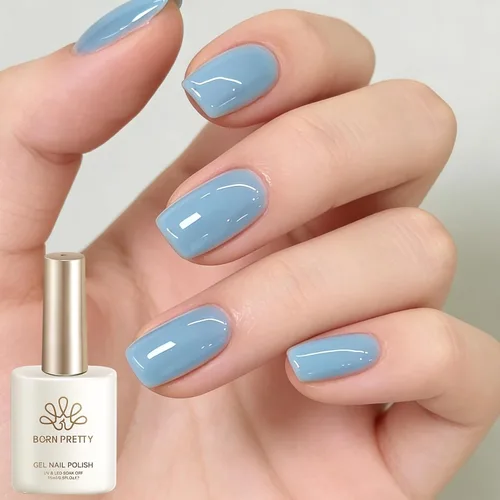Miniatura 31 de Born Pretty Jelly Baby Pink - Esmalte de uñas de gel rosa claro, suave, transparente, neutro, translúcido, color natural, esmalte de gel UV