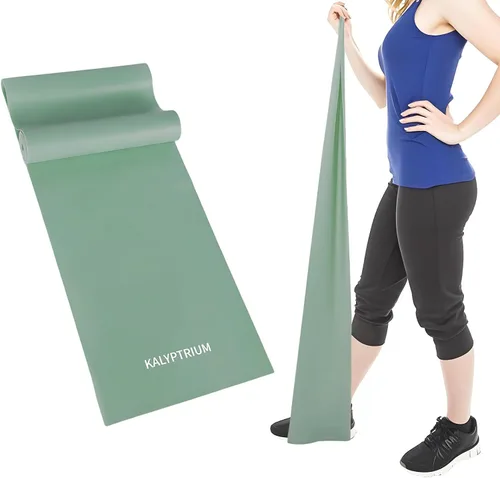 Bandas de resistencia para entrenamiento, bandas de ejercicio de látex natural para terapia física, estiramiento, yoga, pilates, entrenamiento de