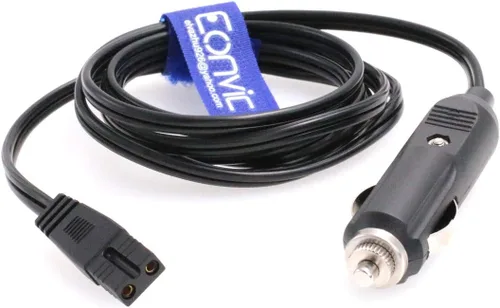 Miniatura 2 de Cable de extensión de encendedor de cigarrillos de 12 V CC, cable de alimentación para refrigerador de automóvil, cable de repuesto para caja