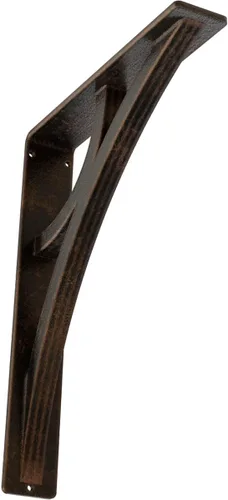 Miniatura 43 de Ekena Millwork BKTM02X10X12TGLABS Soporte de metal, 2 pulgadas de ancho x 10 pulgadas de profundidad x 12 pulgadas de alto, latón envejecido