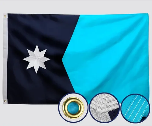 Miniatura 14 de Bandera del estado de Nuevo México de doble cara 3 x 5 para exteriores, las banderas NM de larga duración, nailon 210D resistente, rayas cosidas