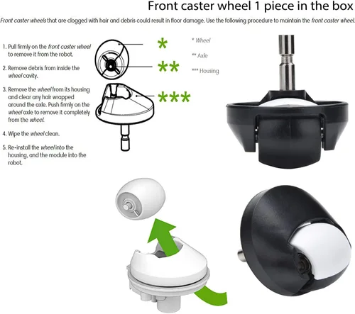 Miniatura 5 de Piezas de repuesto compatibles con irobot Roomba 600 Series 694 695 677 671 690 680 660 650 620 614 595 585 564,3 cepillos de cerdas y batidores, 6