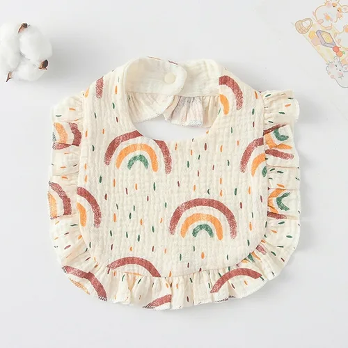 Miniatura 7 de AMAWMW Baberos de muselina unisex para niños y niñas, paquete de 6 baberos de bandana para bebé, baberos ajustables para recién nacidos para babear