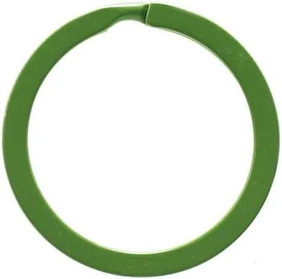 10 unids 1.181 in redondo DIY metal llavero anillo dividido unisex llavero joyería fabricación accesorios Findngs, Verde militar