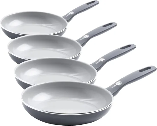 Miniatura 8 de GreenPan Dover - Sartén de 12 pulgadas con revestimiento antiadherente de cerámica libre de PFAS no tóxicos, para sellar, saltear, freír huevos