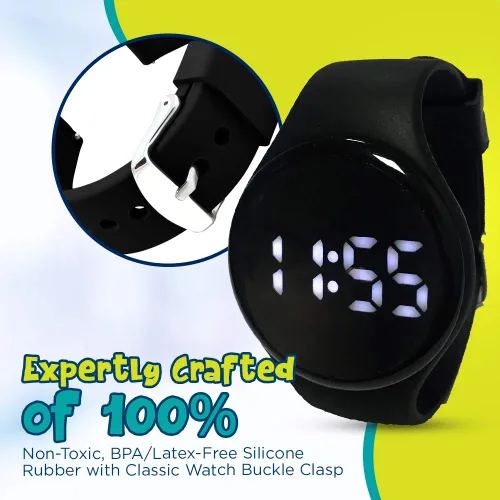 Miniatura 4 de Reloj deportivo de entrenamiento para ir al baño, temporizador de entrenamiento para el inodoro, recordatorio de reloj recargable resistente al agua