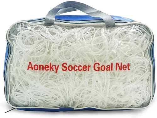 Miniatura 9 de Aoneky Red de portería de fútbol – 24 x 8 pies – Red de poste de portería de fútbol de tamaño completo – no incluye postes