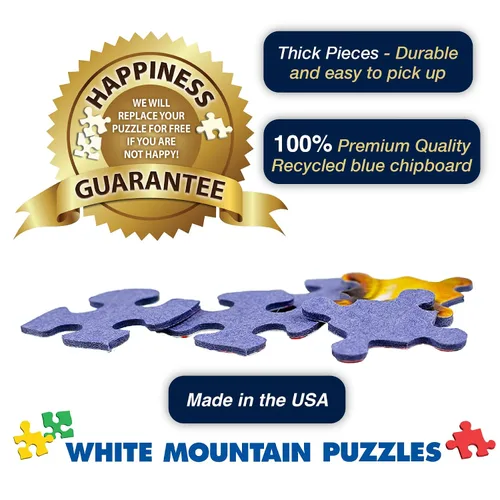 Miniatura 6 de White Mountain Rompecabezas de 500 piezas de verano con velero y océano, con piezas grandes, regalo para adultos y personas mayores de 18 x 24