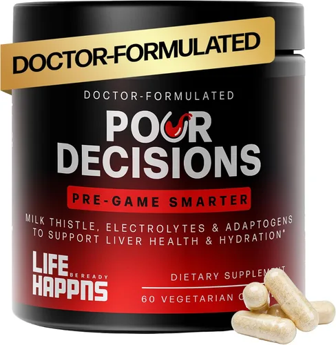 Life Happns Suplemento de apoyo y recuperación hepática para adultos, formulado por médicos con cardo mariano, esquizandra, romero, B6 y