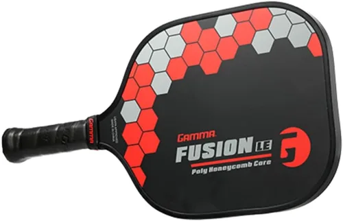 Miniatura 2 de Gamma Pickleball Paddles, Fusion Series, React, Power, Wider Surface Maximizes Hit Potential for All Skill Levels, Indoor/Outdoor Racquet, USAPA