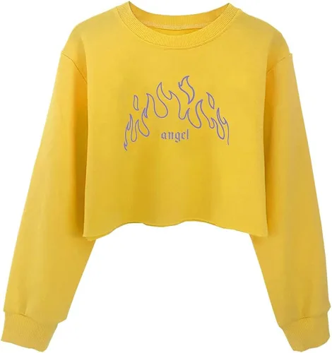 Miniatura 46 de Camiseta corta para niñas y niños, linda sudadera estética con gráficos de dibujos animados para adolescentes