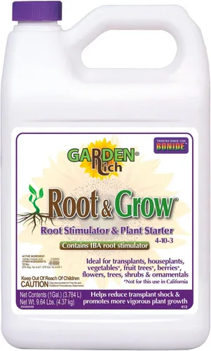 Miniatura 8 de Bonide Garden Rich - Estimulador de raíces y crecimiento y solución de inicio de plantas, fertilizante concentrado de 32 oz 4-10-3 para trasplante