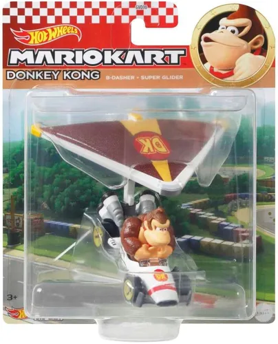 Miniatura 5 de Hot Wheels Mario Kart Glider Donkey Kong - Auto fundido a presión [B-Dasher + Super Gilder]
