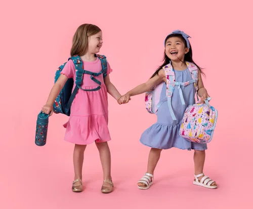 Miniatura 8 de Simple Modern Mochila para niños y niñas escolares, Disney Arcoiris princesa, 18 L