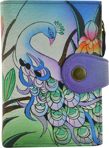 Miniatura 46 de Anna by Anuschka Cartera de mujer pintada a mano de cuero genuino para mujer