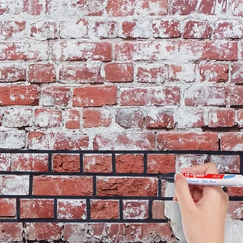 Miniatura 4 de 6 bolígrafos de azulejos restaurador de lechada de pared, rotulador de reparación de lechada para restaurar azulejos, paredes, suelos de baños
