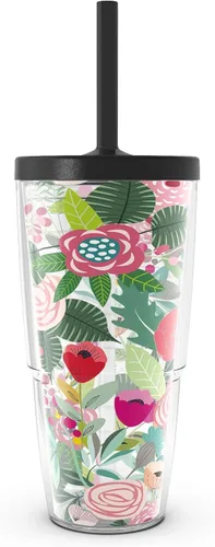 Miniatura 18 de Taza de viaje Tervis de la colección Brilliant Bliss fabricada en Estados Unidos, de doble pared, aislada, mantiene las bebidas frías y calientes