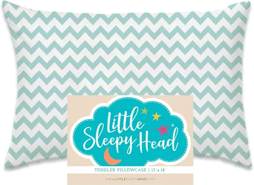 Miniatura 75 de Little Sleepy Head Funda de almohada para niños pequeños, 100% algodón y funda de almohada hipoalergénica para almohada de niños pequeños, funda