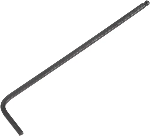 Miniatura 21 de uxcell Llave de llave hexagonal de extremo de bola de 0.059 in, herramienta de reparación CR-V en forma de L de brazo largo Tono plateado