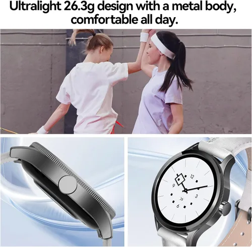Miniatura 3 de Relojes inteligentes para mujer, rastreador de fitness HD de 1.27 pulgadas (respuesta/hacer llamadas), más de 120 modos deportivos con monitor
