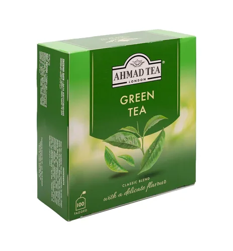 Miniatura 3 de Ahmad Tea Té verde, bolsitas de té verde, 100 unidades, sin cafeína y sin azúcar