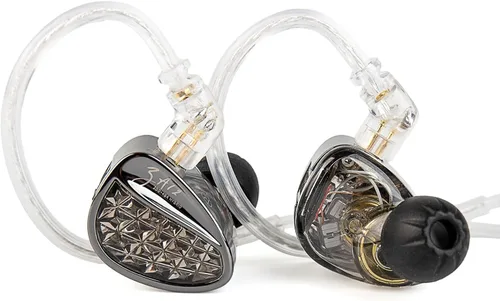 Miniatura 8 de KZ AS10 - Auriculares IEM, 5 auriculares equilibrados para controladores KZ, auriculares con cable, estéreo de alta fidelidad en el oído, Negro